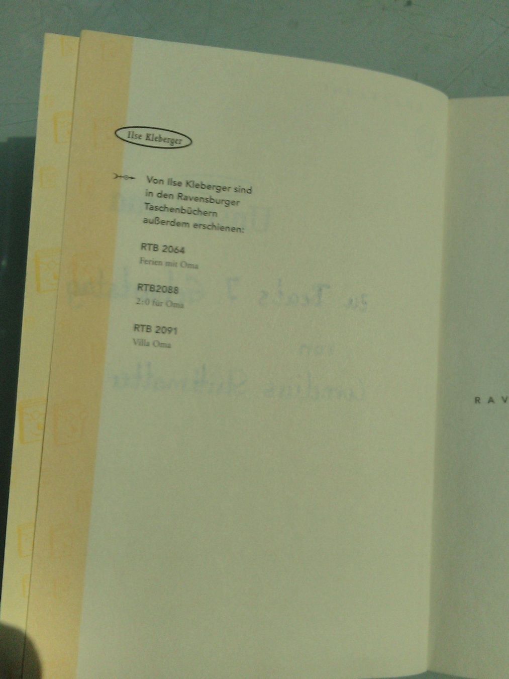 Libri: Unsre Oma     (Ilse Kleberger) – Usato da St. Gallen venduto da elkapone 1