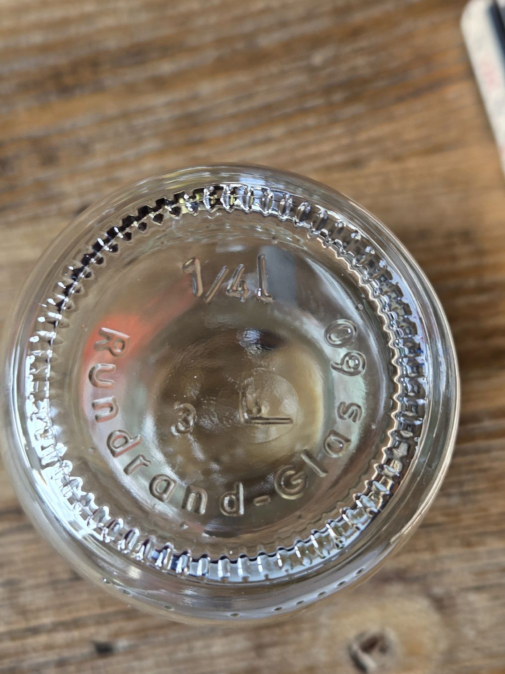 Weck Behälter & Ähnliches: Weck- Glas 1/4 Liter – Gebraucht aus Grosshöchstetten von Dirue 1