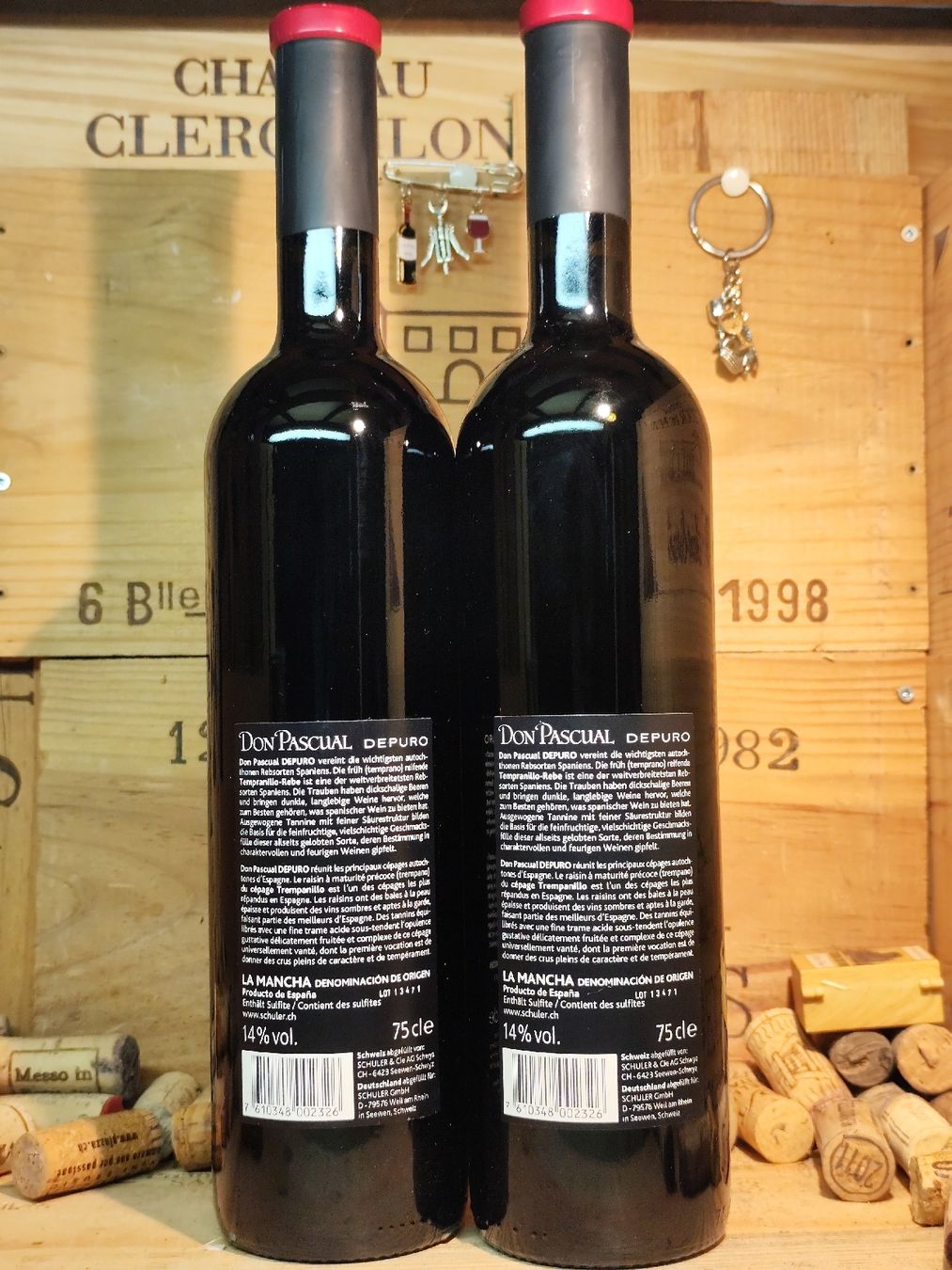 Vino: 2 x 2010 Don Pascual Depuro Tempranillo – Nuovo e nell'imballaggio originale da Büsserach venduto da Vintage-vins 2