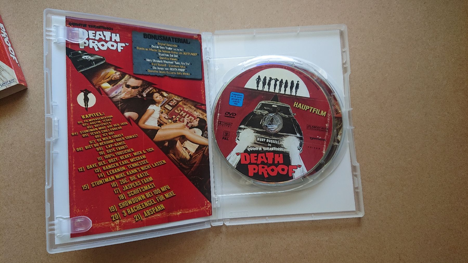 Tutti i DVDs: Death Proof Doppel DVD Collector's Edition  – Usato da Chur venduto da FreakofRarity 5