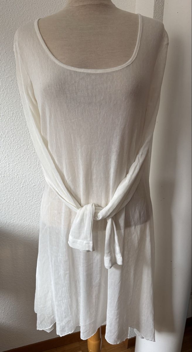 Tuniken: Tunique blanche MYRINE, taille XL, coton polyester – Neu (gemäss Beschreibung) aus Morges von sandy069 2