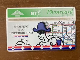 Telefonkarte British Telecom BTA039 London Underground