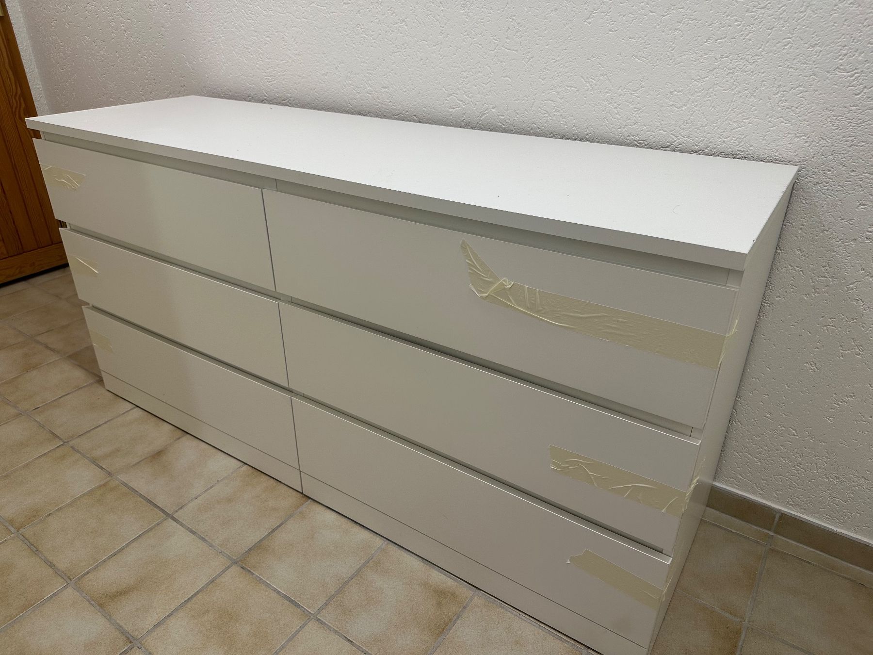 Ikea Kommoden: MALM Kommode mit 6 Schubladen, weiss, 160x78 cm – Gebraucht aus Baden von dinamo123