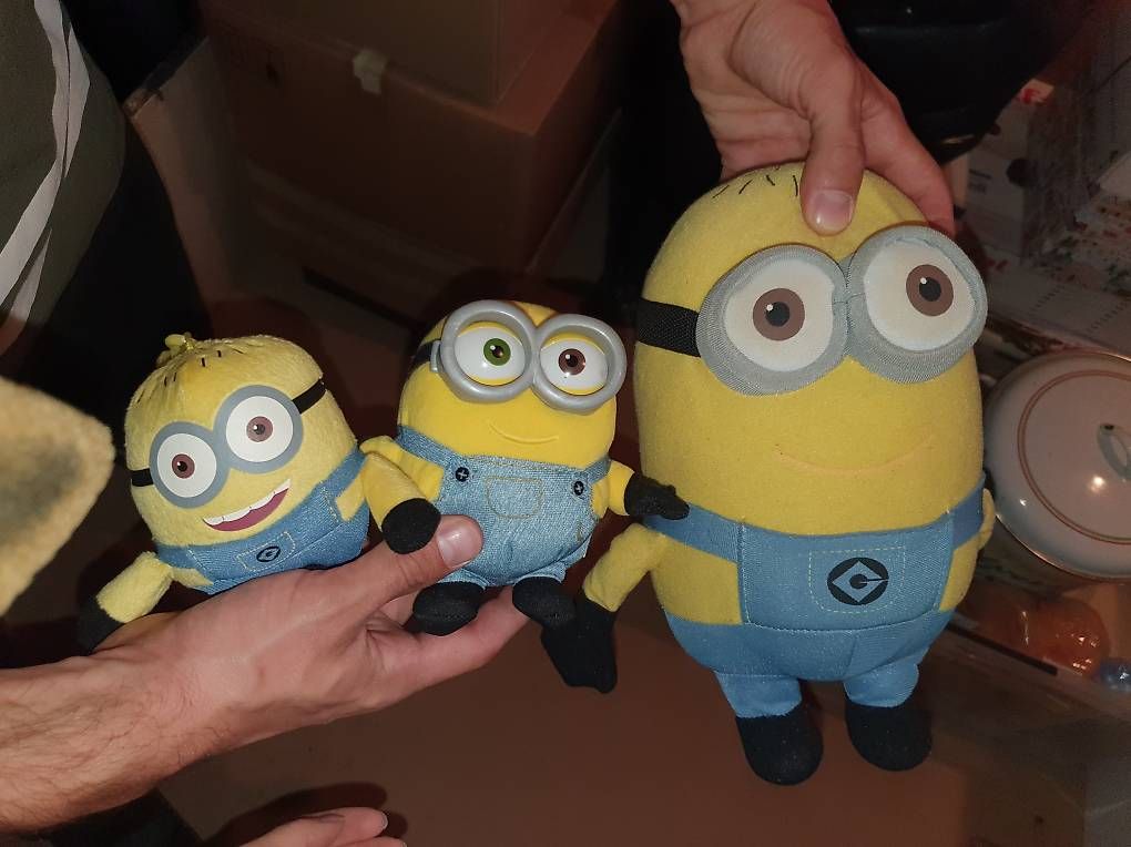Giocattoli: 3 Minions Stofftiere – Usato da Herzogenbuchsee venduto da Joy_2drk