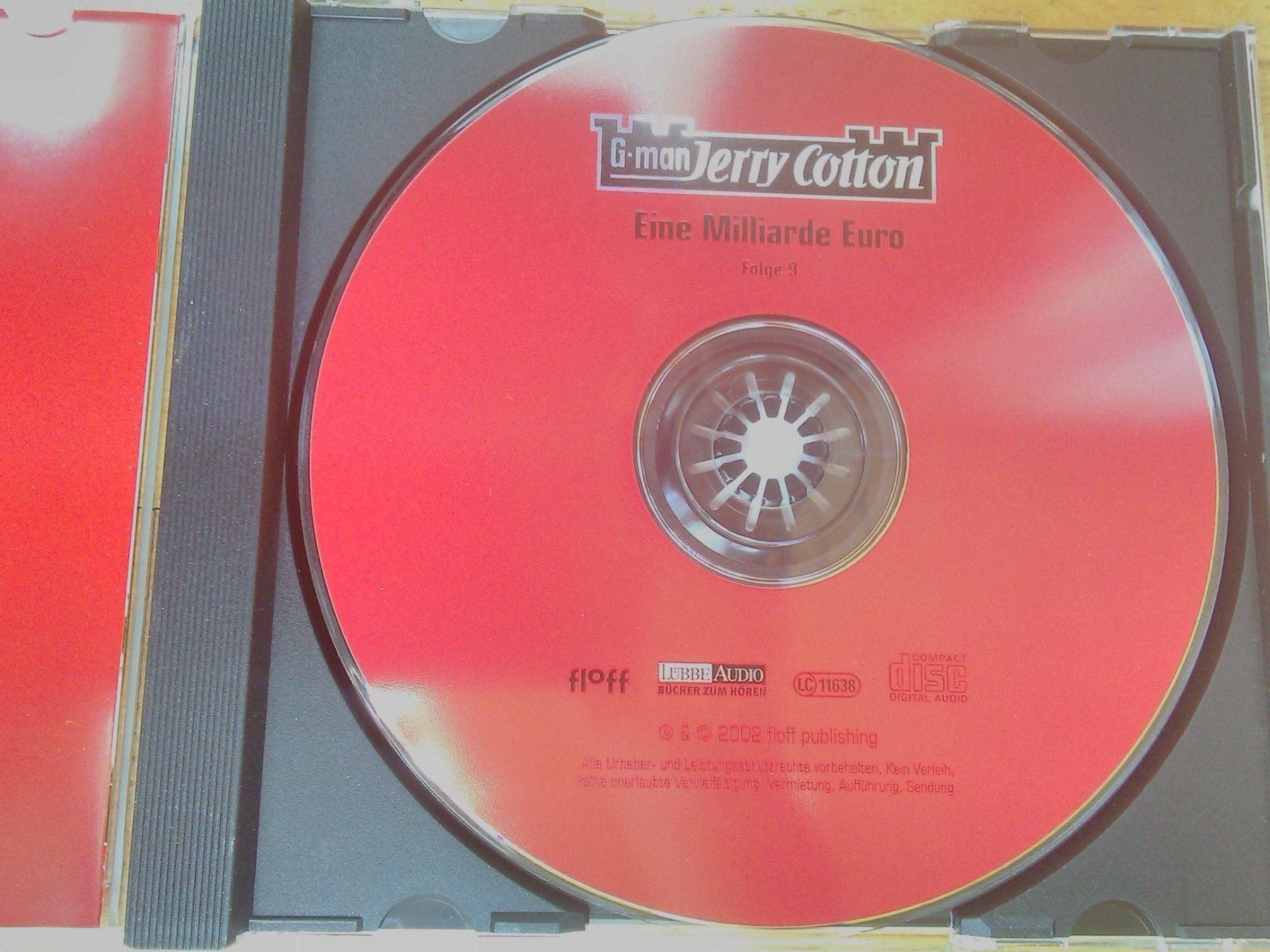 CD: G-man Jerry Cotton - Eine Milliarde Euro – Usato da St.Galllen venduto da elkaphone 3