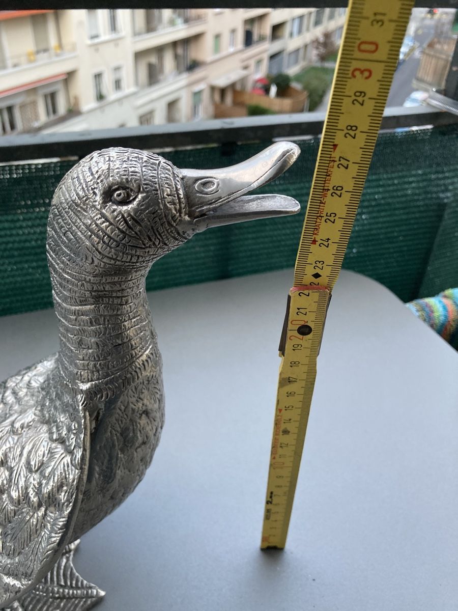 Alle Dekorationen: Canard en métal argenté – Gebraucht aus Genève von EdsoaresS 1
