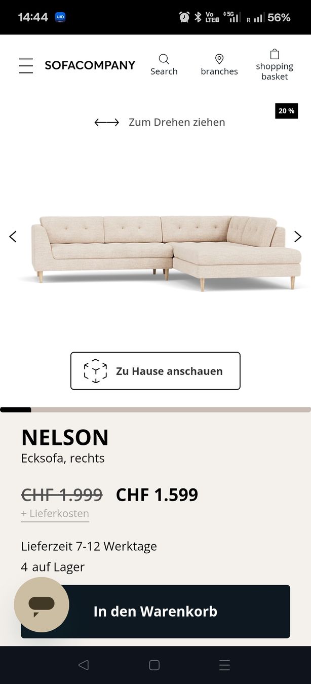 Sofas: Corner sofa – D'occasion à Bäretswil par srobots 2