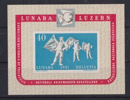 Block W32 LUNABA 1951 ** - Kat. 320.--