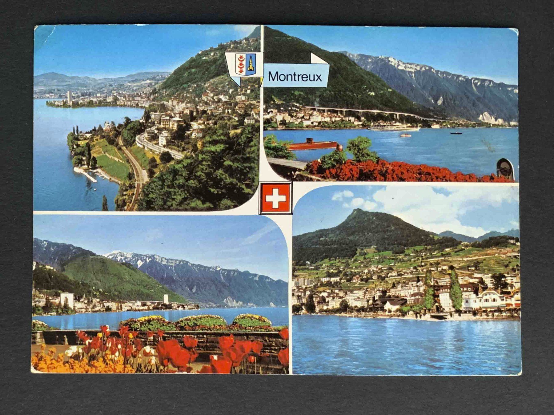 Cartoline postali: AK Montreux – Usato da Goldau venduto da artelier1