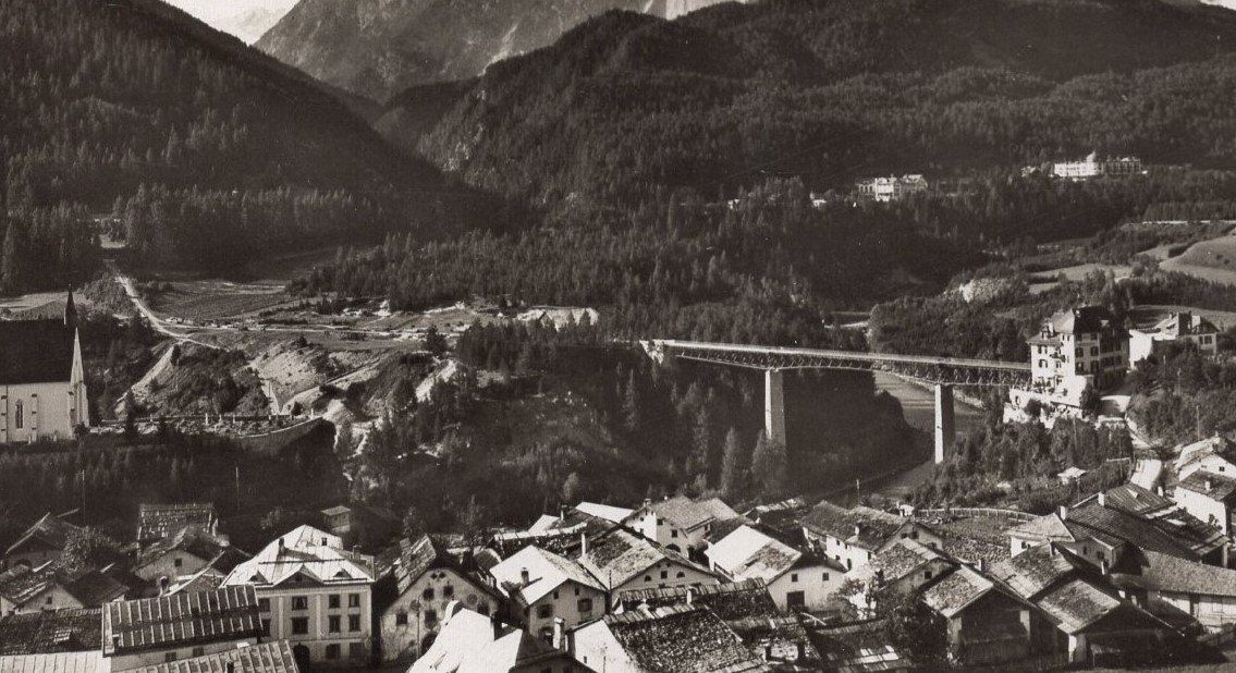 Ansichtskarten: Schuls  - Unterengadin  Dorf – Gebraucht aus Aarau von kufi44 1
