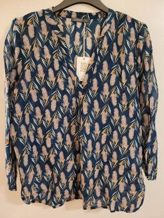 nile bluse neu gr. S, seide/ baumwolle