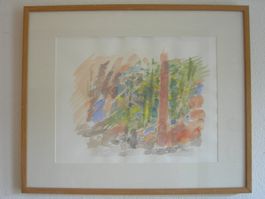 Aquarell - Sommerwald von Alex Maier