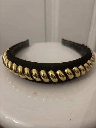 Bandeau Alexandre de Paris noir/or - Superbe état!