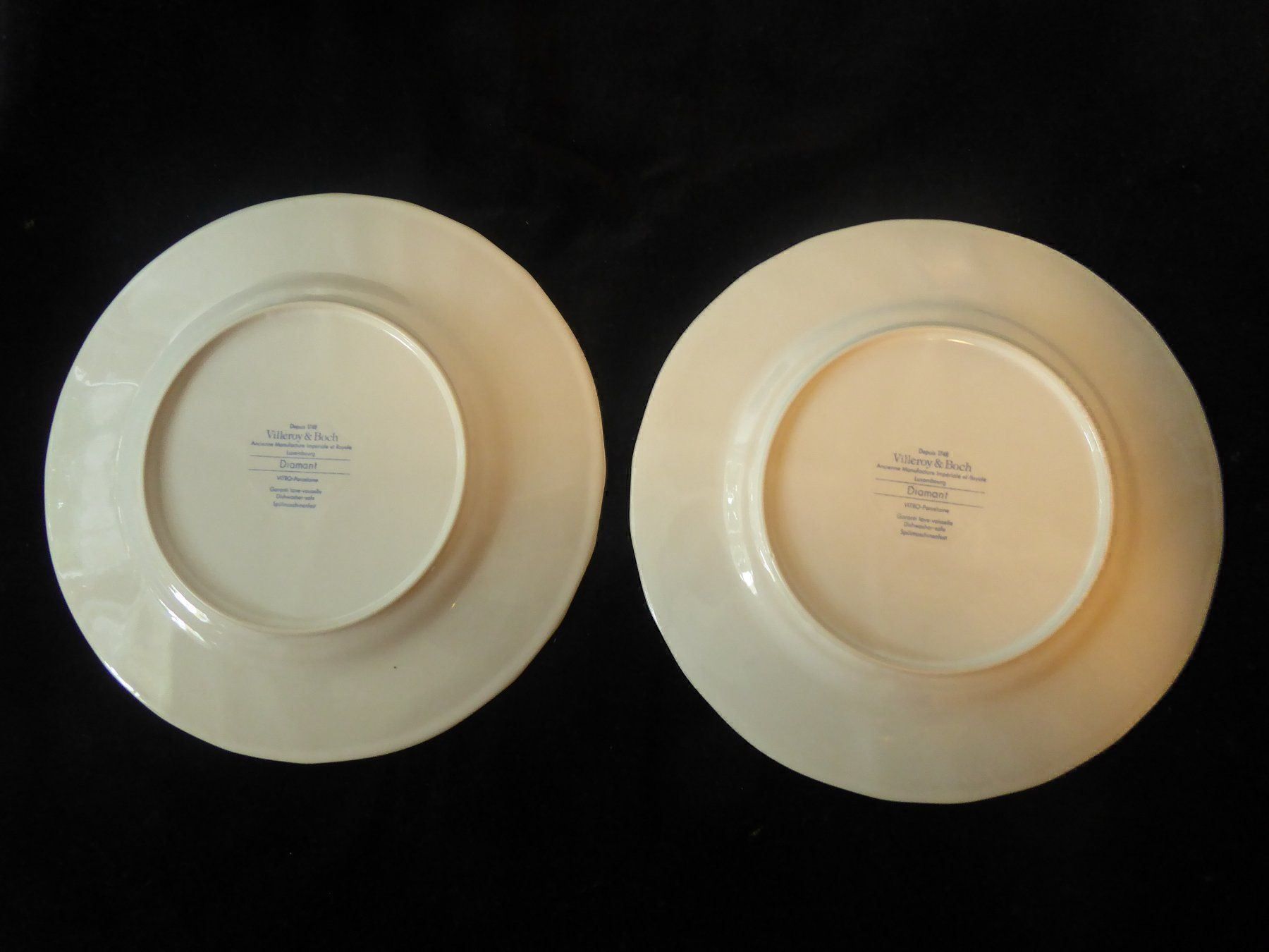 Villeroy & Boch Teller: 2 Dessert - Teller, Villeroy & Boch – Gebraucht aus Zürich von Chaeffeler 2