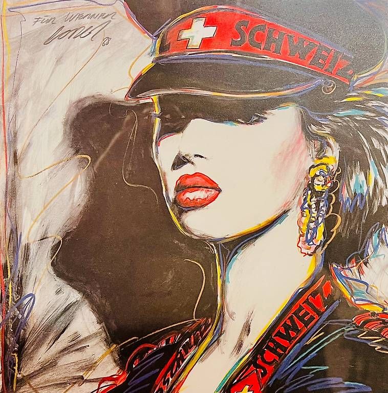 Dipinti: Bild Conrad Godly 'Miss Schweiz' – Usato da Oberbuchsiten venduto da Tomo2 1