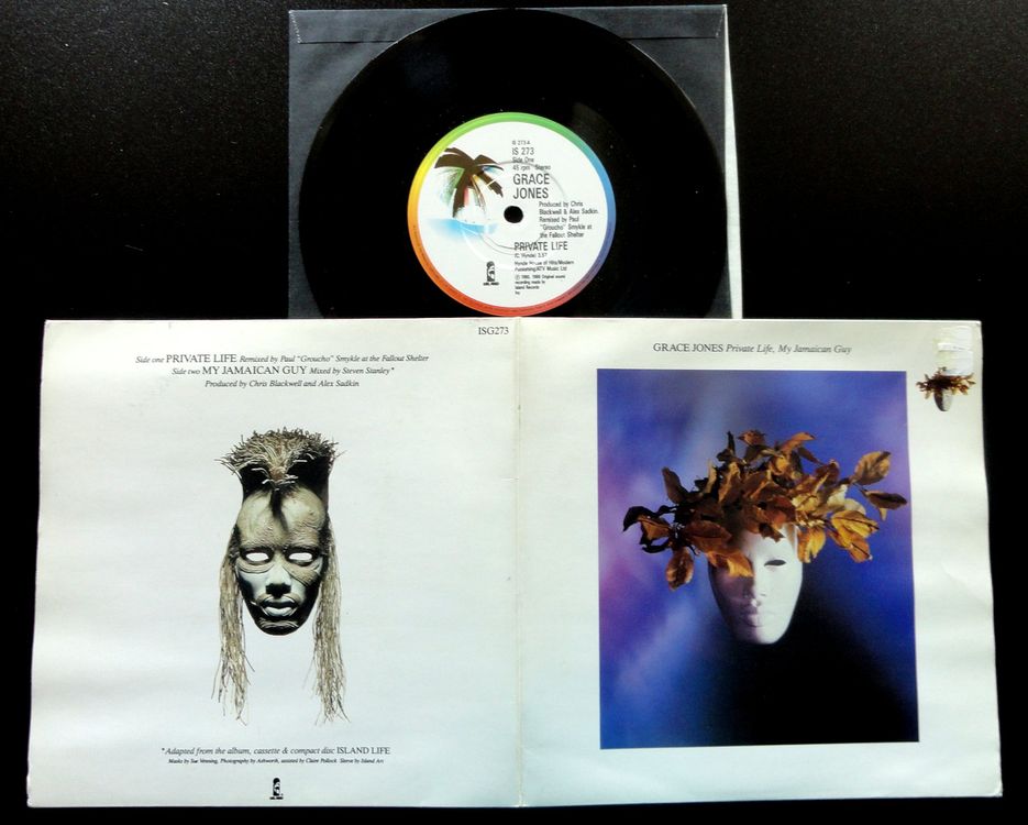 SI GRACE JONES private life ISLAND UK 1986 mint (Gebraucht) in Kesswil ...