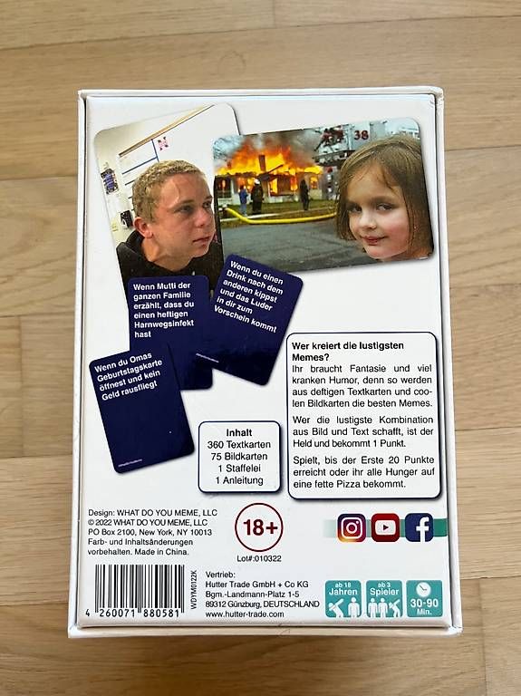Giochi: What do you Meme - Gesellschaftsspiel – Usato da Oberburg venduto da rap_r7yl 2
