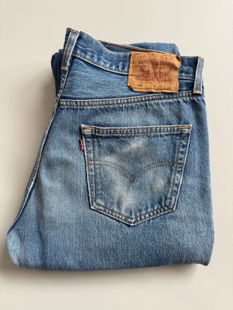 Levis 501 denim W34 L32 with history