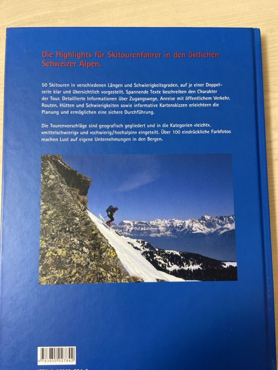 Libri: Skitouren Schweizer Alpen Ost - AT Verlag – Nuovo (secondo la descrizione) da Würenlingen venduto da GSP7521 1