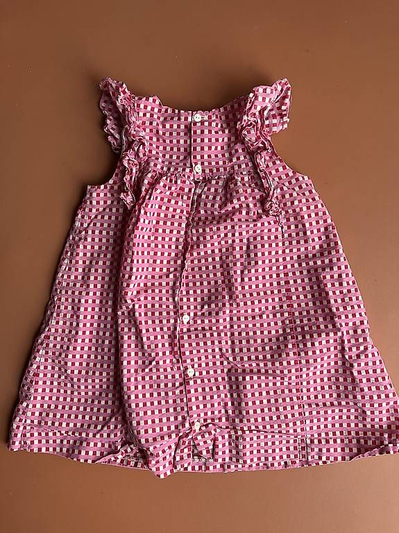 Jacadi Kleider & Röcke: Jacadi Kleid 36M/96 cm, pink kariert – Gebraucht aus Cham von nininanana 4