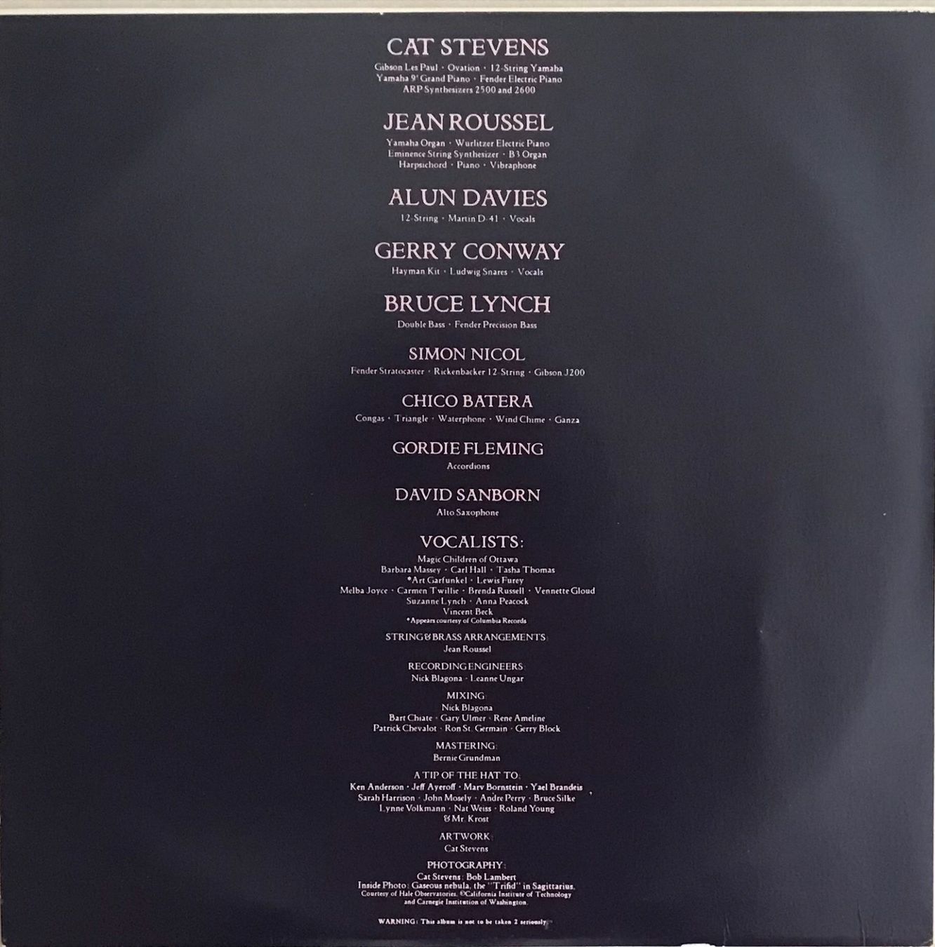 Schallplatten: CAT STEVENS - NUMBERS - 33 Tours – Gebraucht aus Bussigny von vinyl-pas-cher 5