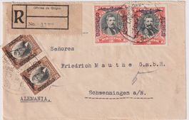 CHILE 1930: Flugpostbrief nach Deutschland