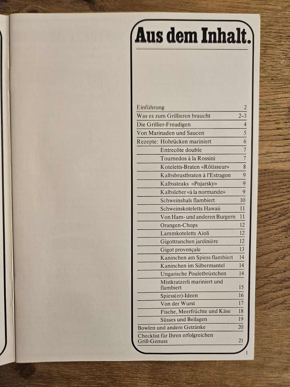 Libri: Antikes Kochbuch: Grillieren mit Genuss – Usato da Birr venduto da DisDas 1