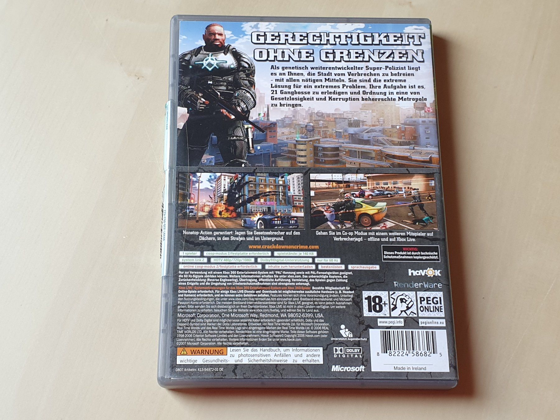 Microsoft Jeux: Crackdown – D'occasion à Stansstad par collectorsshop 1