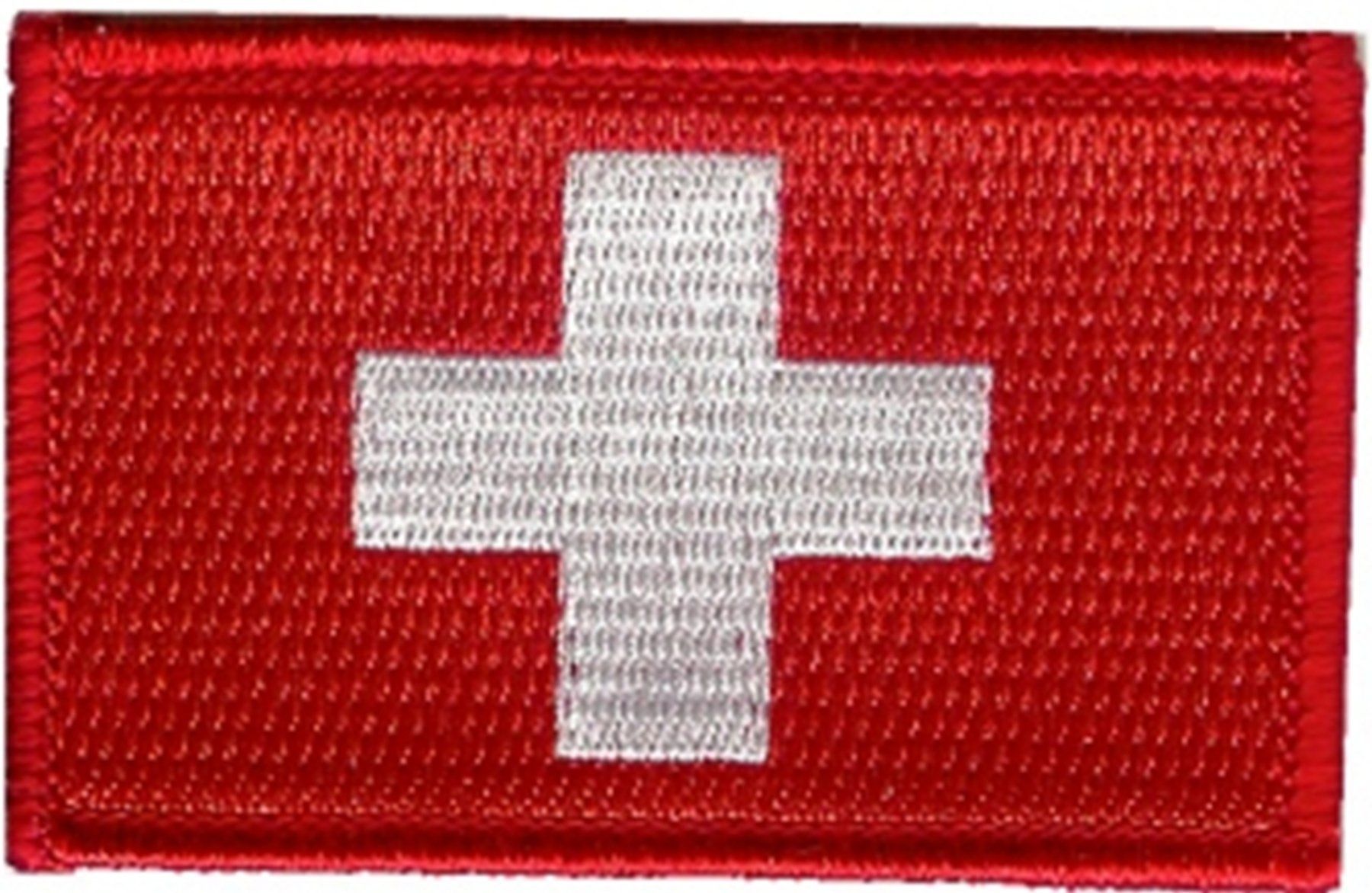 Armée suisse Plaquettes & Badges: Schweizer Flagge Patch Piloten CH Luftwaffe Stoff mit Klett – Neuf (Voir description) à Emmenbrücke par airplane47