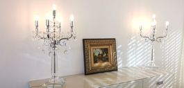 Stehlampe Kristall