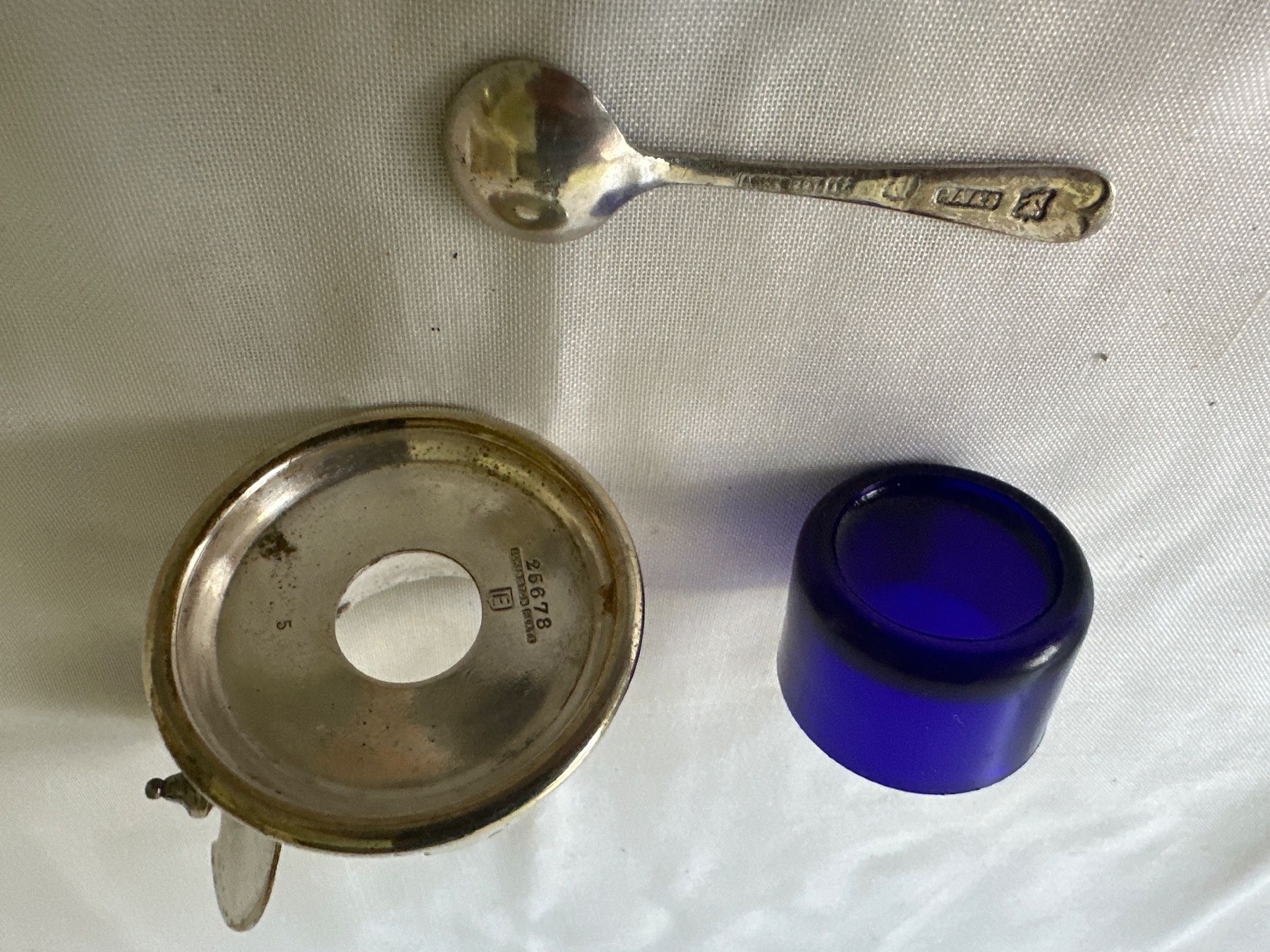 Ciotole: Antike Senftöpfchen, versilbert, Elkington Plate – Usato da Zürich venduto da Chaeffeler 3
