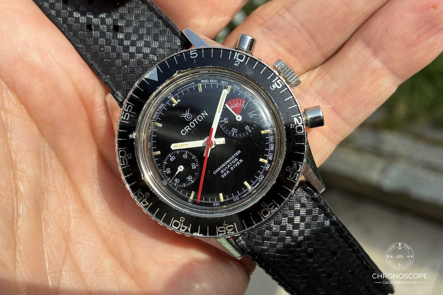 Tag Heuer Uhren: Croton CASD Chronograph Reference 105/9704 – Gebraucht aus Luzern von ChronoScope6004 4