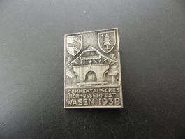 Altes Abzeichen Eidg. Hornusserfest Wasen im Emmental 1938