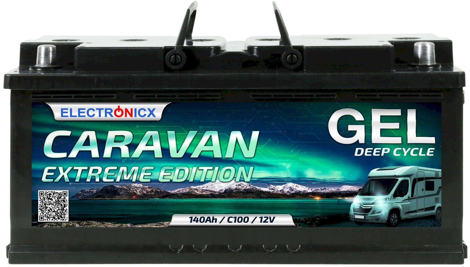 Batterie: Electronicx Caravan EXTREME 140 AH 12V – Nuovo e nell'imballaggio originale da Bottighofen venduto da zaap 1