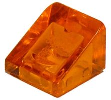 Lego 30x  Schrägstein 1x1x2/3 (54200) trans.orange