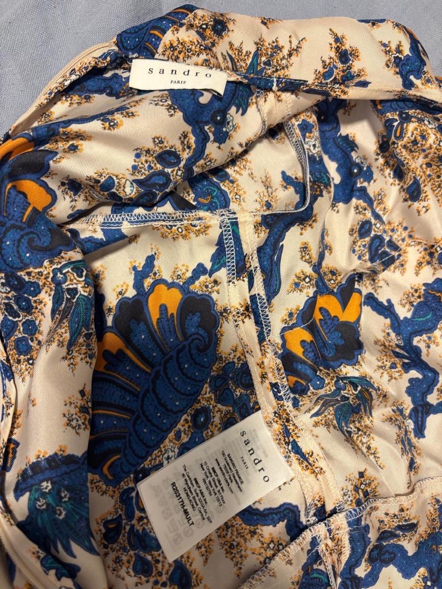 Sandro Vestiti: Sandro Kleid ORIGINAL Grösse S-M aus Seide – Usato da Basel venduto da kal_l6ms 1