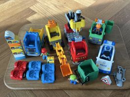 LEGO Duplo verschiedene Fahrzeuge,Feuerwehr PolizeiBaustelle