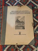 buch , mappe, anheisser, altschweizer baukunst, acrhitektur