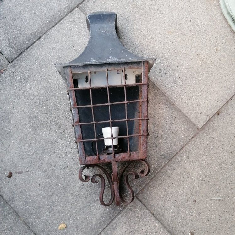 Lampade: Schmiedeisen Garten Lampe Antik – Usato da Trimmis venduto da hasso123