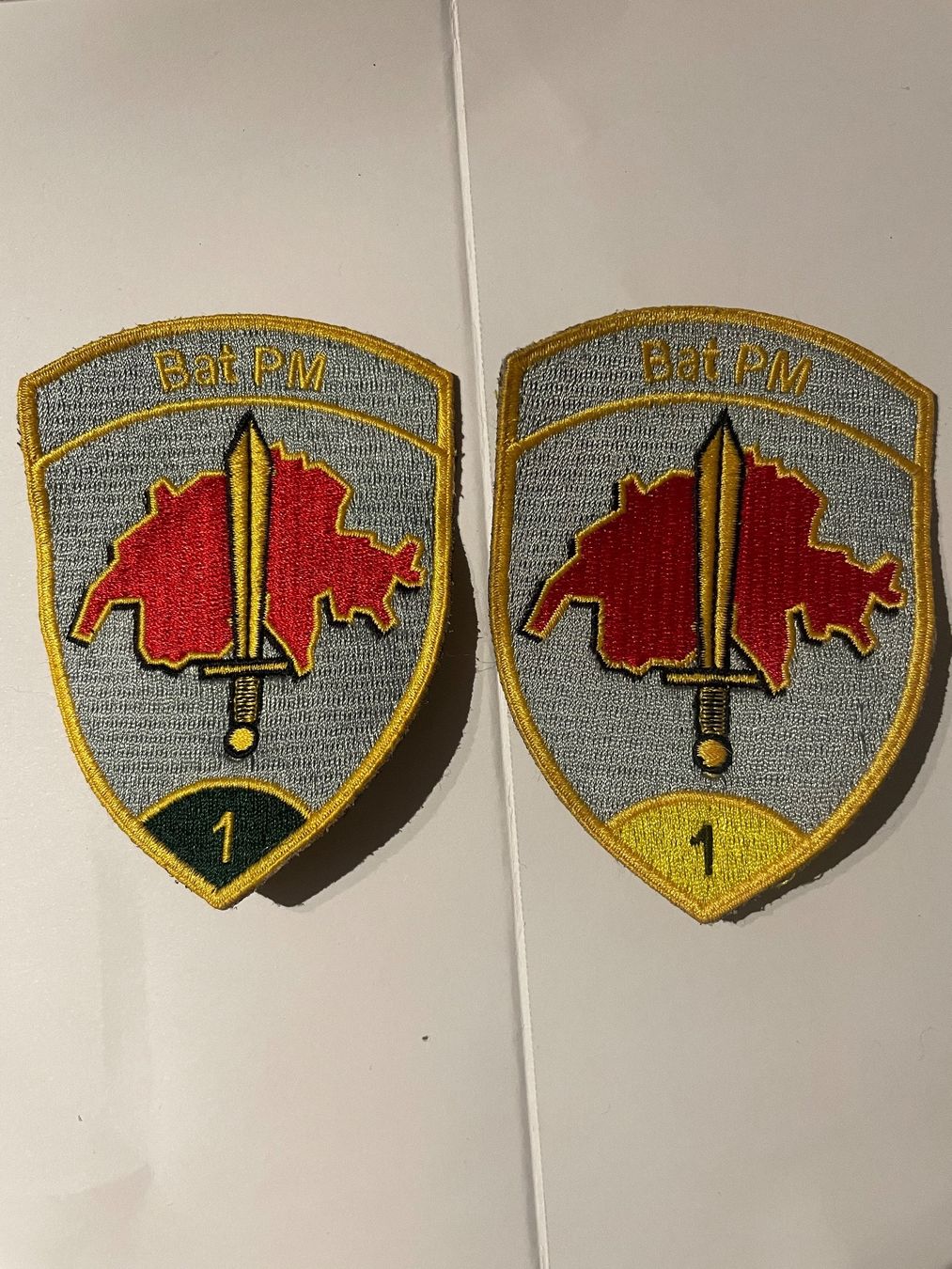 Armée suisse Insignes: 2 Badge Bat PM 1 – D'occasion à Oberiberg par reimet