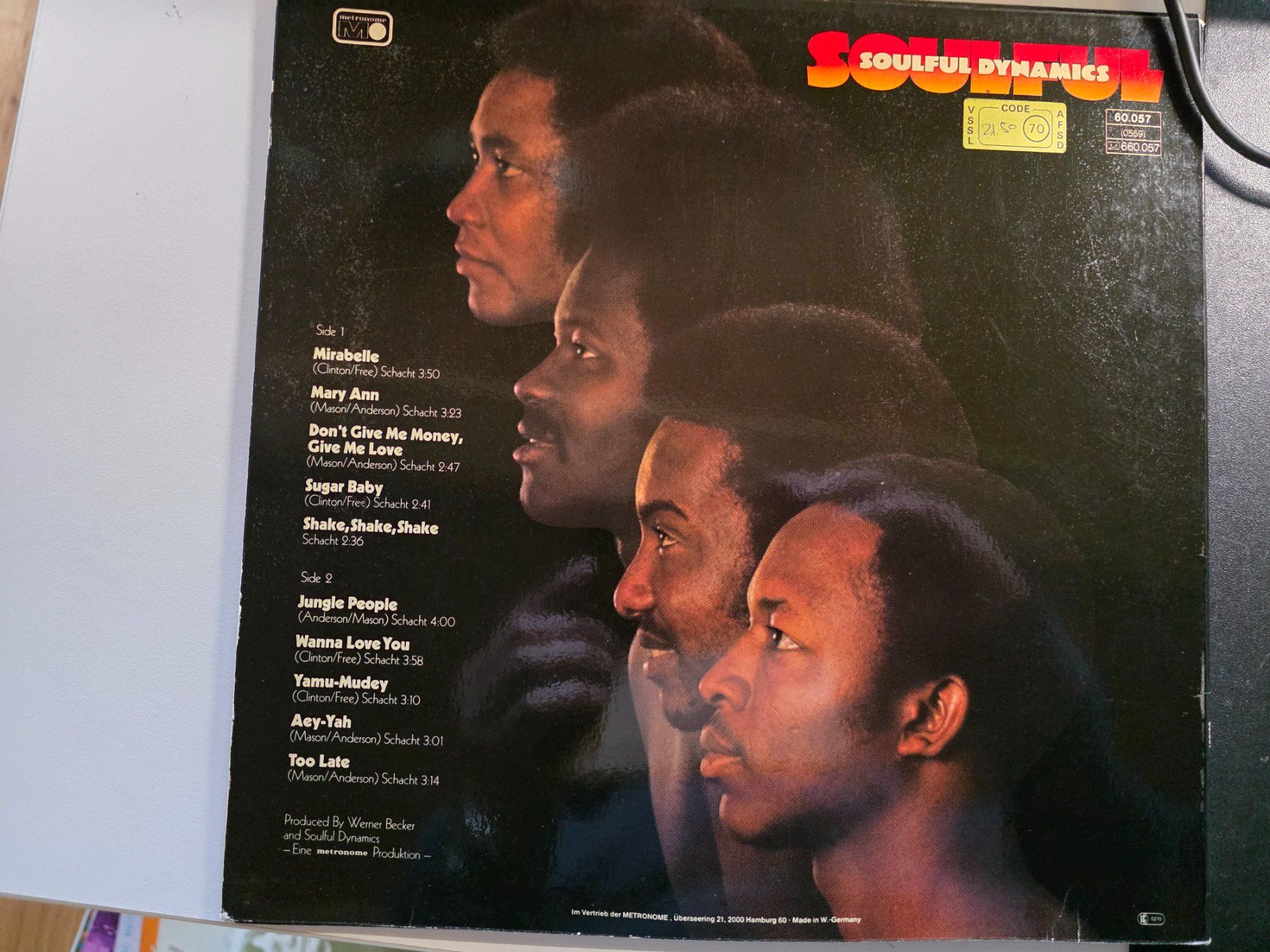 Dischi in vinile: Vinyl LP : Soulful - Dynamics - Metronome 60.057 – Usato da Walterswil BE venduto da Lonitti 2
