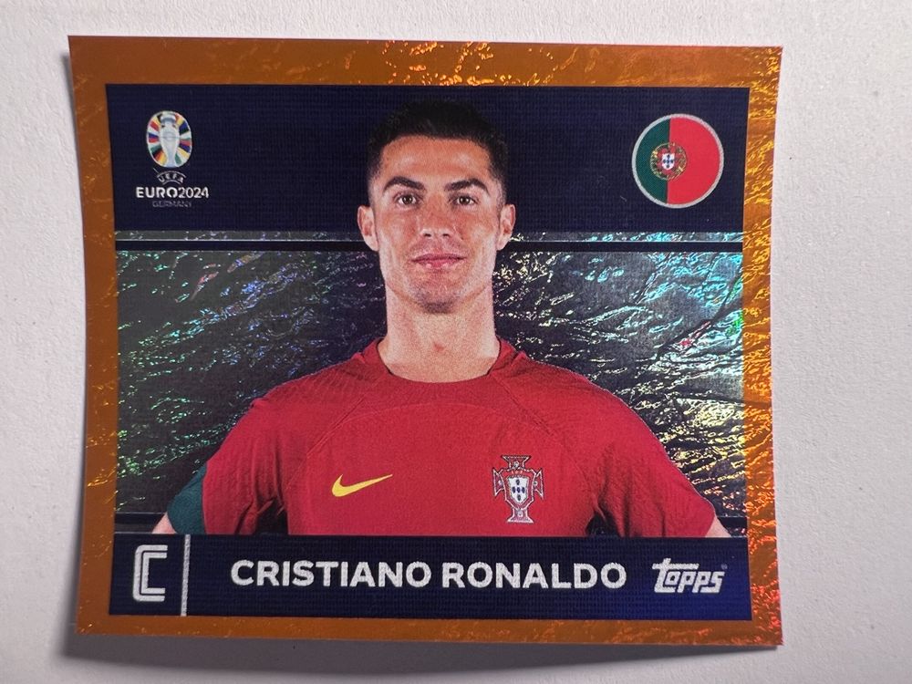 Topps POR 2 Cristiano Ronaldo ORANGE, MEGA RARE, SEHR SELTEN | Kaufen ...