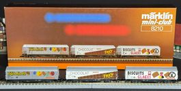 Märklin 8210 mini-club Spur Z Güterwagen-Set "MIGROS" / OVP