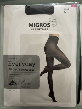Collant Migros Essentials 40 Den nero taglia S