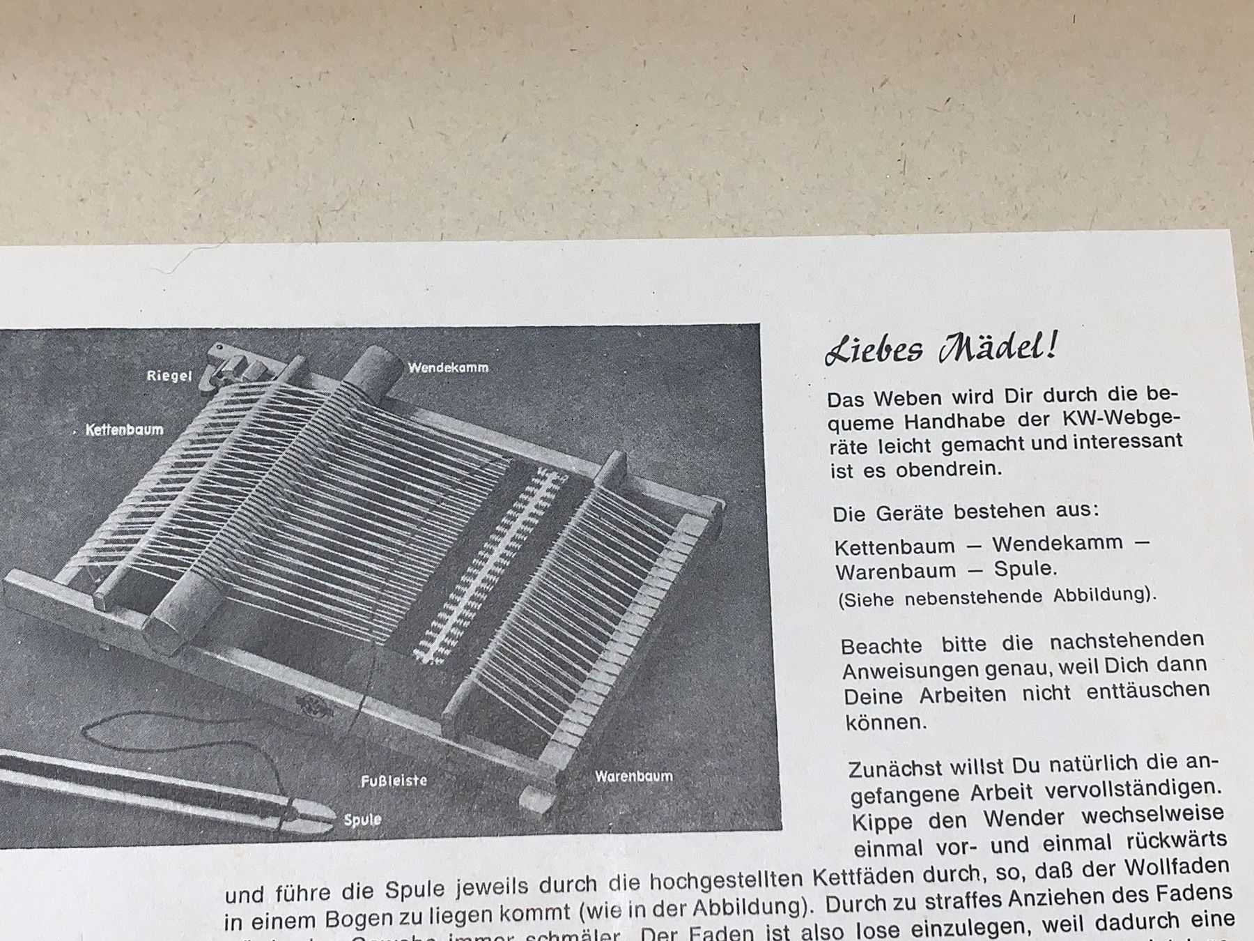 Telai per tessitura: Webrahmen Holz, sehr guter Zustand – Usato da Rickenbach SZ venduto da Frickler 2