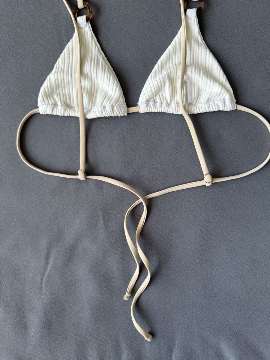 Maillots de bain & Bikinis: White Ribbed Bikini – Neuf (Voir description) à Seengen par amandasartori 6