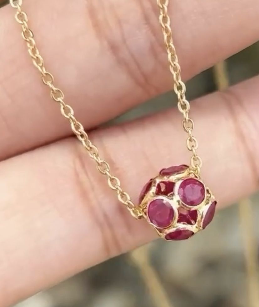Ketten: Halskette Burmese Ruby – Neu (gemäss Beschreibung) aus Rapperswil SG von Gemstonebyyo 1