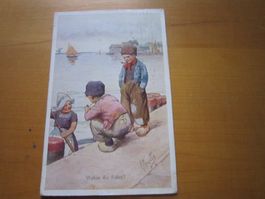 No 14 Postkarte Wohin die Fahrt 1919