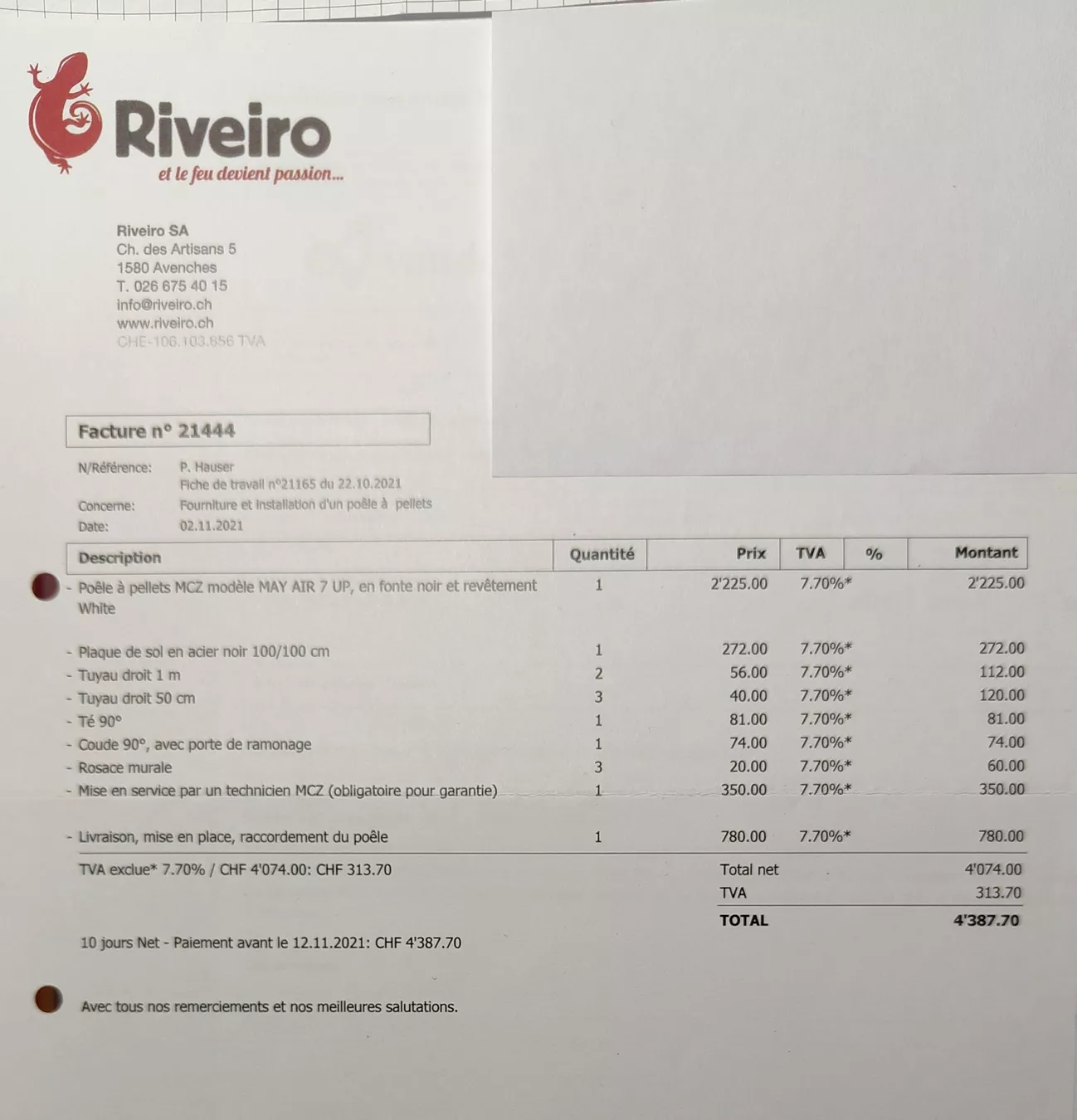 Schwedenöfen: Poêle à pellets – Gebraucht aus Grandcour von fleming01 4
