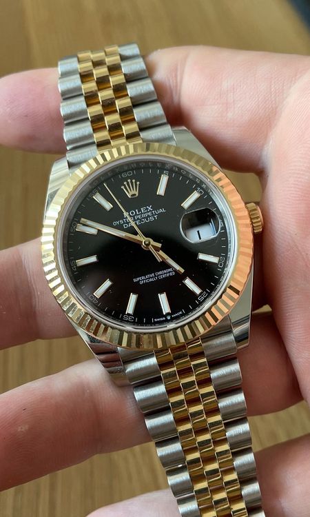 Rolex datejust 41 on sale bicolor